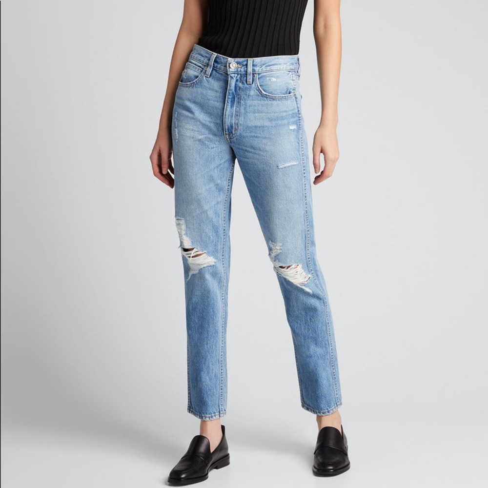 NWT Slvrlake distressed Virginia slim jeans